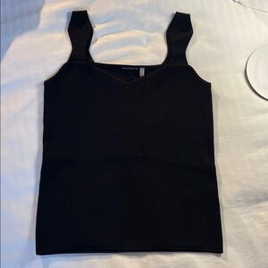 ELIE TAHARI Black knitwear V-neck Small Top